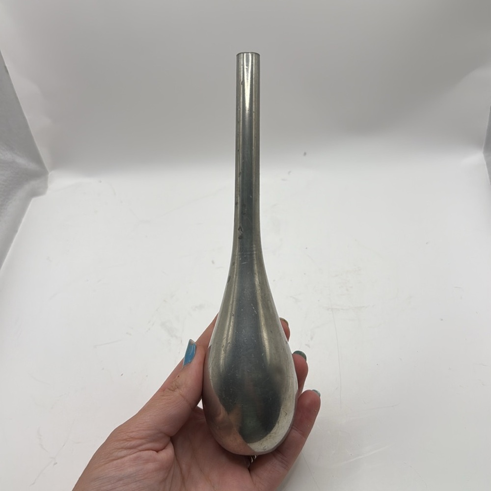 Royal Holland Pewter Daalderop Pewter Metal Bud Flower Vase Decor Collectible